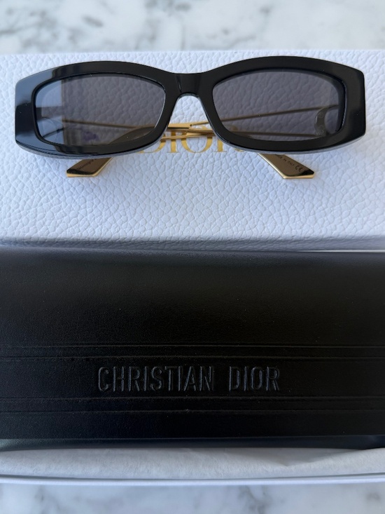 NEW Christian Dior 30Montaigne S14I Sunglasses Black Gold CD Logo w/ Box Case main image 6